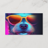 Erinnerung für Whimsical Dog Grooming Termin Visitenkarte (Rückseite)