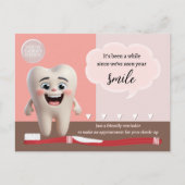 Erinnerung für Zahnersatz Postkarte (Vorderseite)