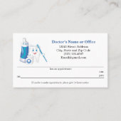 Erinnerung für Zahnersatz Visitenkarte (Vorderseite)