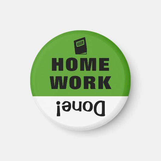 Erinnerung-Hausaufgaben der Task-Checkliste für Ki Magnet (Vorne)