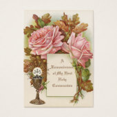 Erinnerung Heilige Karte Jesus Erste Heilige Kommu (Vorderseite)