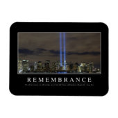 Erinnerung: inspirierendes Zitat Magnet (Horizontal)