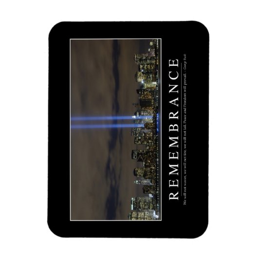 Erinnerung: inspirierendes Zitat Magnet (Vertikal)