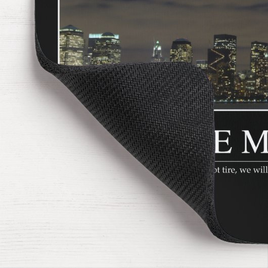 Erinnerung: inspirierendes Zitat Mousepad (Ecke)