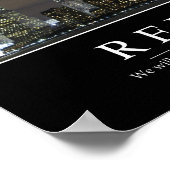 Erinnerung: inspirierendes Zitat Poster (Ecke)