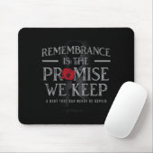 Erinnerung ist das Versprechen, das wir immer wied Mousepad (Mit Mouse)