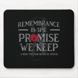 Erinnerung ist das Versprechen, das wir immer wied Mousepad