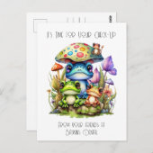 Erinnerung-Karten für niedliche Frösche Postkarte (Vorne/Hinten)