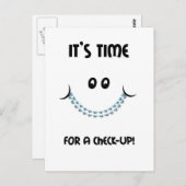 Erinnerung Kieferorthopädische Ernennungen Postkarte (Vorne/Hinten)