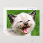 Erinnerung Kinderzähne Postkarte (Vorne/Hinten)