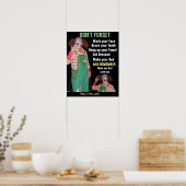 ERINNERUNG-LISTE-Poster für Kinder Poster (Küche)