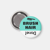 Erinnerung Magnet-Haar für die Aufgabenliste von K Magnet (Vorderseite/Rückseite)