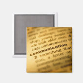 Erinnerung Magnet - Kommunikation (Vorderseite/Rückseite)