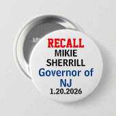 Erinnerung Mikie Sherrill New Jersey Gouverneur Button (Vorne & Hinten)