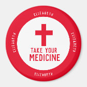 Erinnerung mit Name Magnet (Vorne)