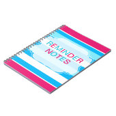 Erinnerung Notes Spiral Foto Notebook Notizblock (Linke Seite)
