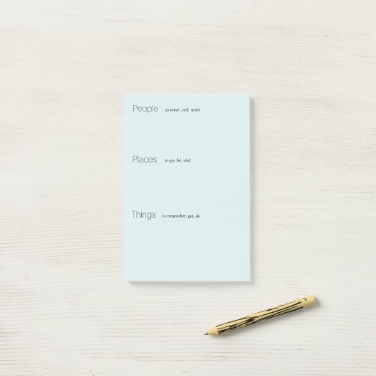 Erinnerung Pad Post-it Klebezettel (Auf Schreibtisch)