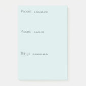 Erinnerung Pad Post-it Klebezettel (Vorderseite)