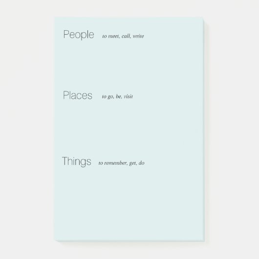 Erinnerung Pad Post-it Klebezettel (Vorderseite)