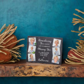 Erinnerung Personalisiert 6 Foto Collage Memorial Fotoplatte (Seite)