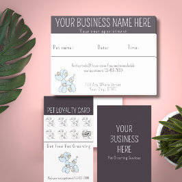 Erinnerung  Pet grooming Ballonhund Post-it Klebezettel