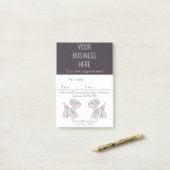 Erinnerung  Pet grooming Ballonhund Post-it Klebezettel (Auf Schreibtisch)