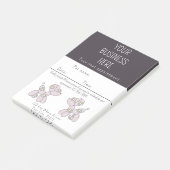 Erinnerung  Pet grooming Ballonhund Post-it Klebezettel (angewinkelt)