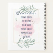 Erinnerung Planer (Rückseite)