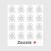 Erinnerung-Planer für das Wasser-Utility Aufkleber (Blatt)