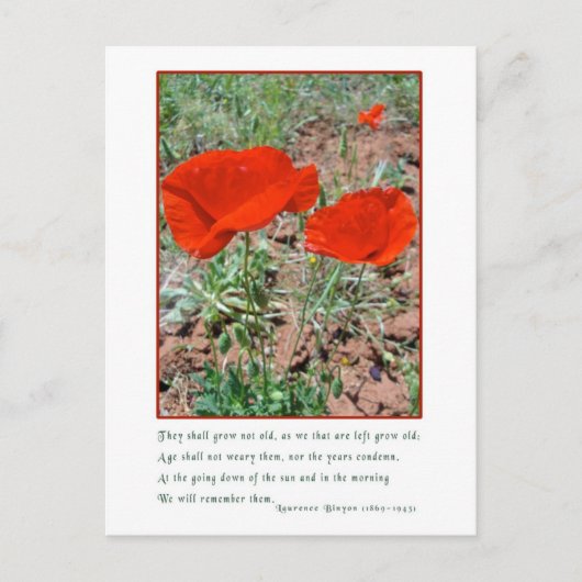 Erinnerung Postkarte (Vorderseite)