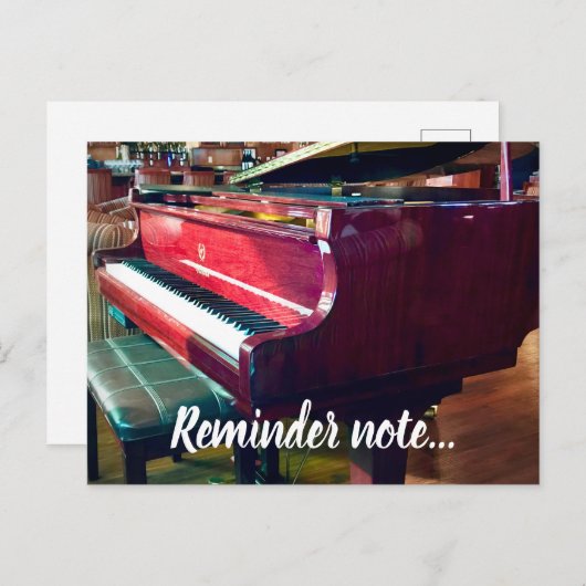 Erinnerung Postkarte (Vorne/Hinten)