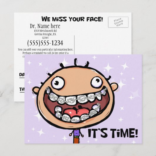 Erinnerung Postkarte (Vorne/Hinten)