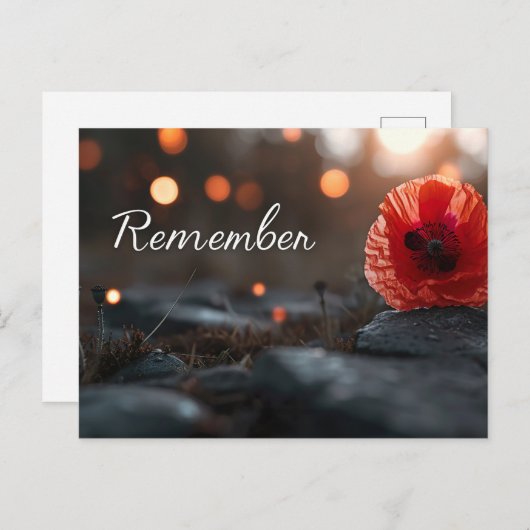 Erinnerung Postkarte (Vorne/Hinten)