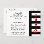 Erinnerung Postkarte3 Postkarte (Vorne/Hinten)