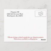 Erinnerung Postkarte3 Postkarte (Rückseite)