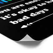 Erinnerung Psychischer Gesundheitsberater Poster (Ecke)