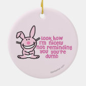 Erinnerung Sie nicht Keramik Ornament (Hinten)