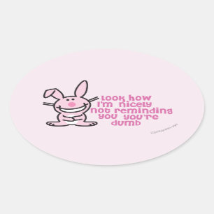 Erinnerung Sie nicht Ovaler Aufkleber