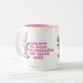 Erinnerung Sie nicht Zweifarbige Tasse (Vorderseite Links)