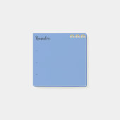 Erinnerung Sticky Note with Rainbows Post-it Klebezettel (Vorderseite)