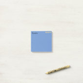 Erinnerung Sticky Note with Rainbows Post-it Klebezettel (Auf Schreibtisch)