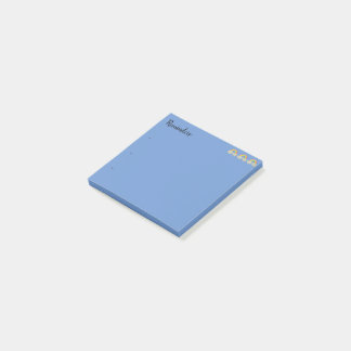 Erinnerung Sticky Note with Rainbows Post-it Klebezettel