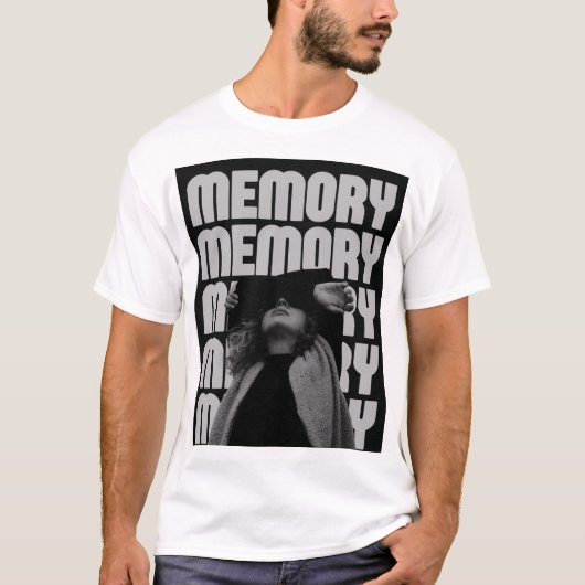 ERINNERUNG. T-SHIRT MIT TEXTBEDRUCKUNG (Vorderseite)