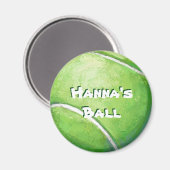Erinnerung Tennis Ball Magnet (Vorderseite/Rückseite)
