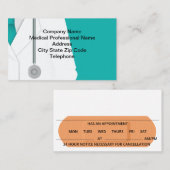 Erinnerung Terminkarte (Vorne/Hinten)