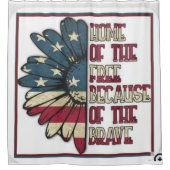 Erinnerung und Ehre des Veteranen Duschvorhang (Vorderseite)