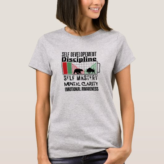 Erinnerung und Motivation | Devisenhandel-Mentalit T-Shirt (Vorderseite)