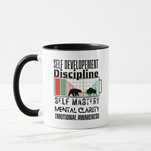Erinnerung und Motivation | Devisenhandel-Mentalit Tasse (Links)