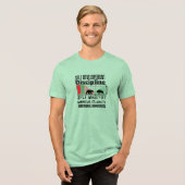 Erinnerung und Motivation | Devisenhandel-Mentalit Tri-Blend Shirt (Vorderseite voll)