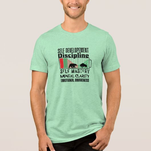 Erinnerung und Motivation | Devisenhandel-Mentalit Tri-Blend Shirt (Vorderseite)